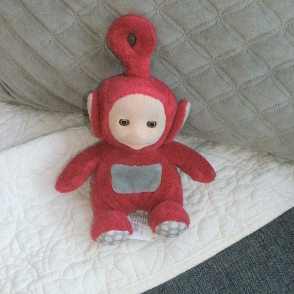 Fun Retro 2016 Spinmaster Red Teletubbies Po Plush Stuffed Toy Doll 7”